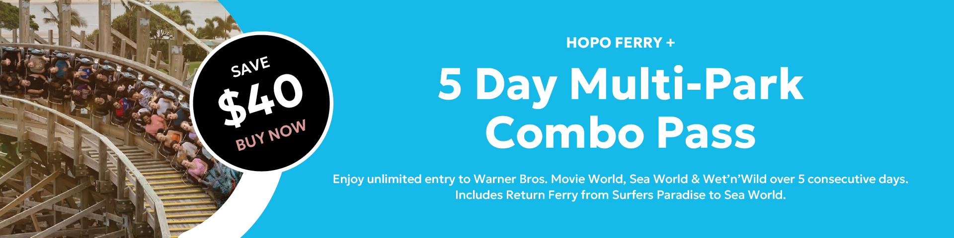 Hopo 5DayThemePark Pass